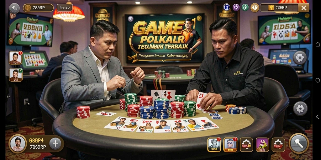 Screenshot gameplay Poker dari 789RP yang menarik dan interaktif.