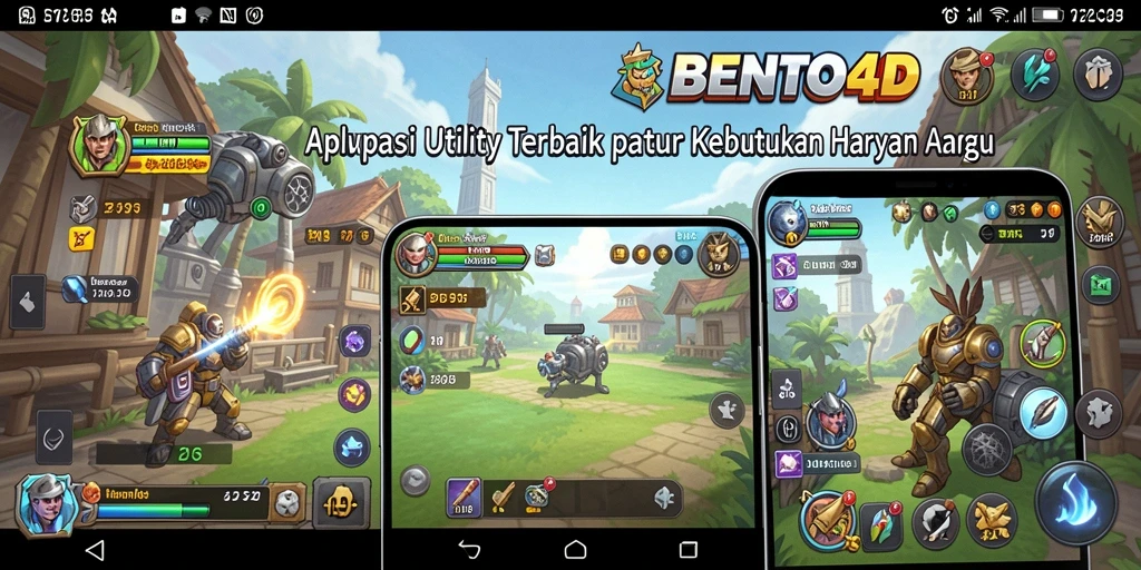 Tampilan utama BENTO4D dengan berbagai fitur utility.