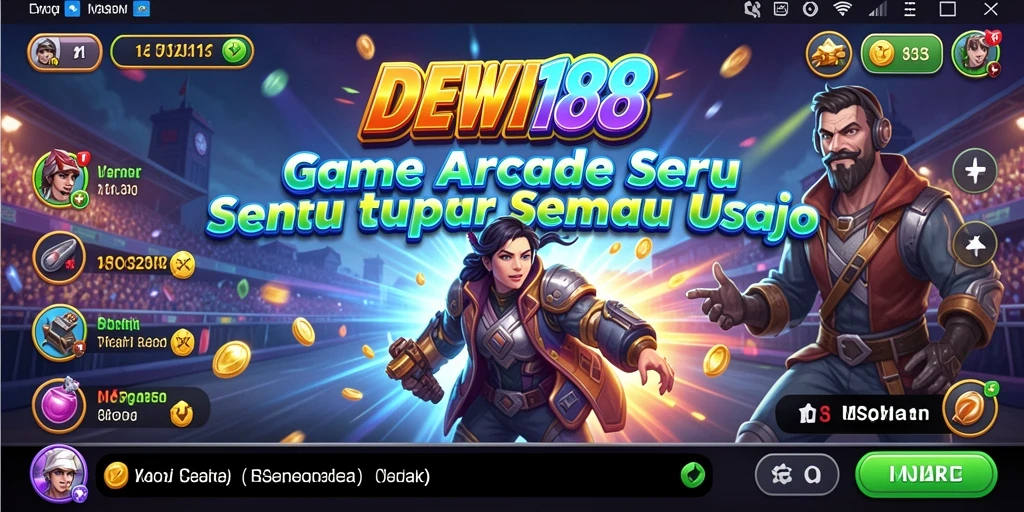 Tampilan gameplay seru DEWI188 yang penuh aksi.