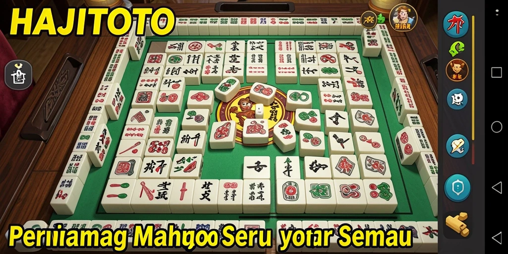 Screenshot gameplay HAJITOTO yang menampilkan keseruan Mahjong.
