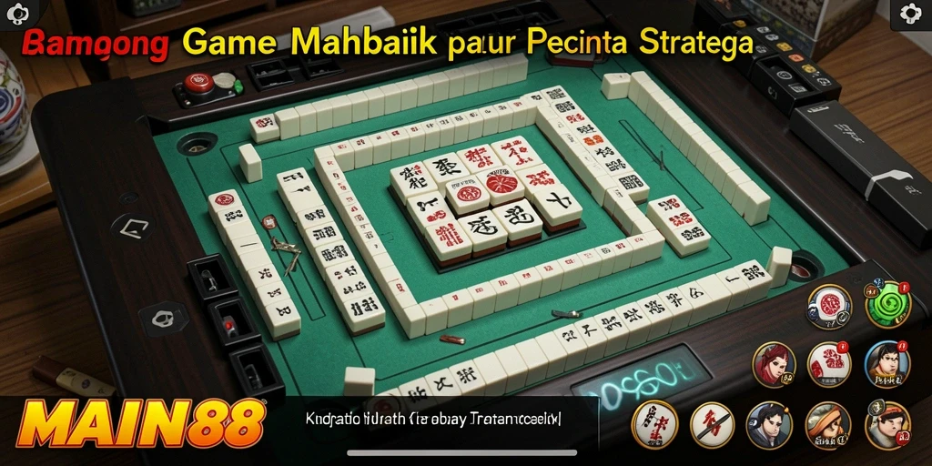 Screenshot menunjukkan pemain asyik bermain Mahjong di MAIN88.