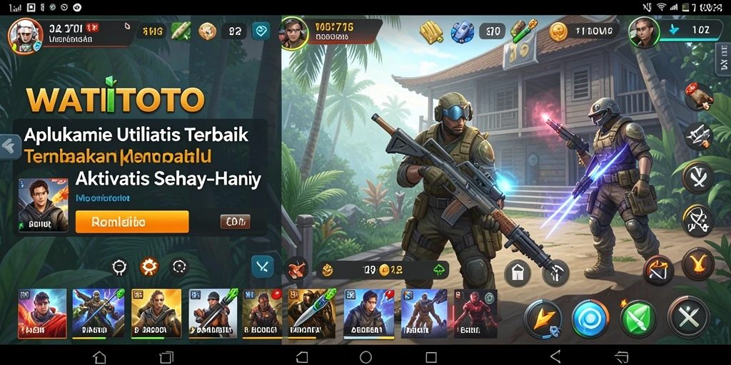 Tampilan antarmuka utama WATITOTO yang ramah pengguna dan fungsional.